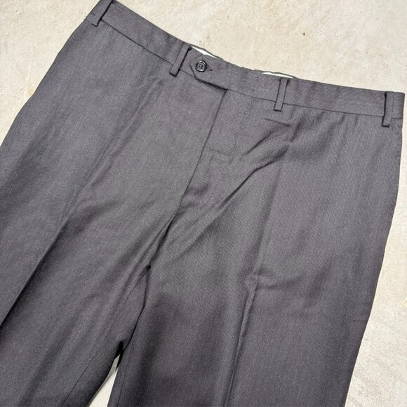 Canali Suit Made in Italy Grey Birdseye Wool 2pc 42 L 36x31 - Picture 14 of 16